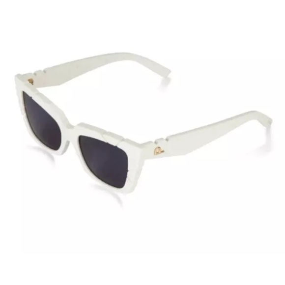 Pared Women's Hollywood & Vine White Women's Sunglasses Authentic Cat Eye - Picture 11 of 12